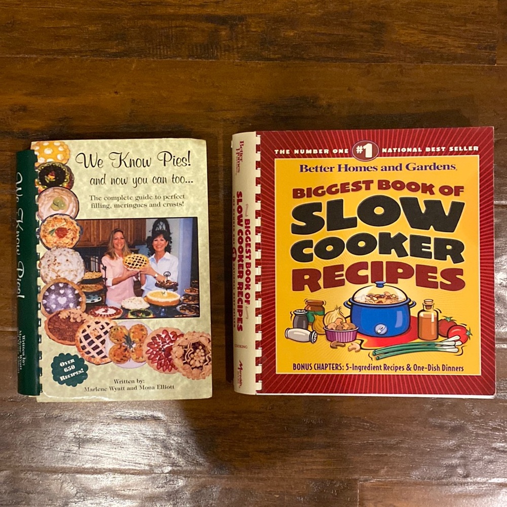 Biggest Slow Cooker Recipes & We Know Pies! Recipe Books | 2 Books